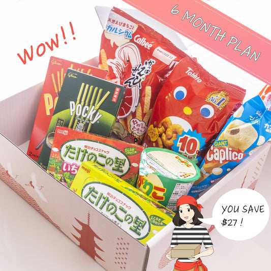 6 Month Subscription Plan ($43.5/mo, Save $27!) | IT'S OKASHI S 